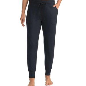 NWoT 2x Lole Women Drawstring Ribbed Cuff Supersoft Jogger Black Sz S $50 FFF171